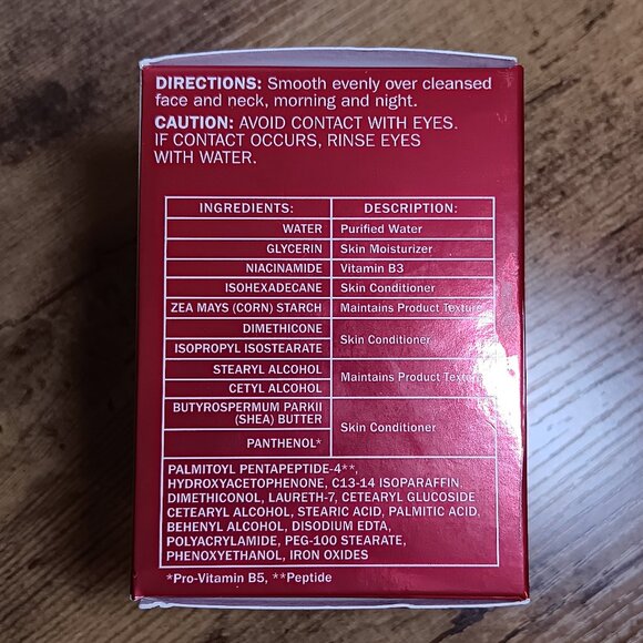 Olay Regenerist Shea Butter + Peptide 24 Rich Cream Face Moisturizer - Picture 3 of 6